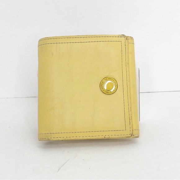 Coach, yellow, leather wallet - Picture 11 of 11